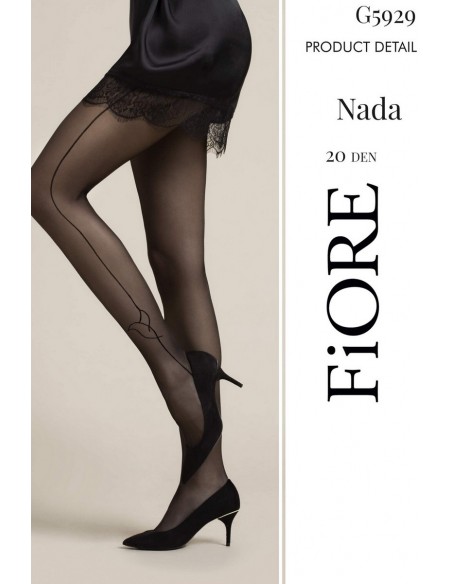 Ciorapi fini cu dunga pe laterala - Fiore Nada