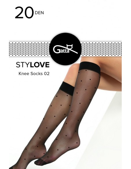 Sosete 3/4 cu puncte Gatta StyLove 02