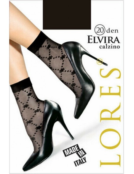 Lores Elvira - Sosete 1/4 cu model geometric