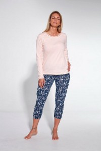 Pijama de dama din bumbac -...