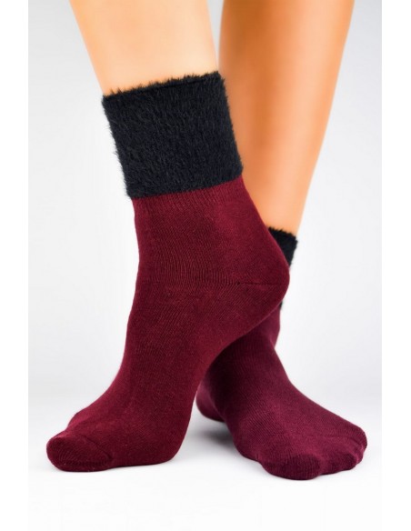 Sosete dama cu manseta pufoasa - Noviti