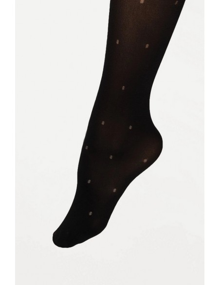 Sosete opace 3/4 40 den, cu puncte