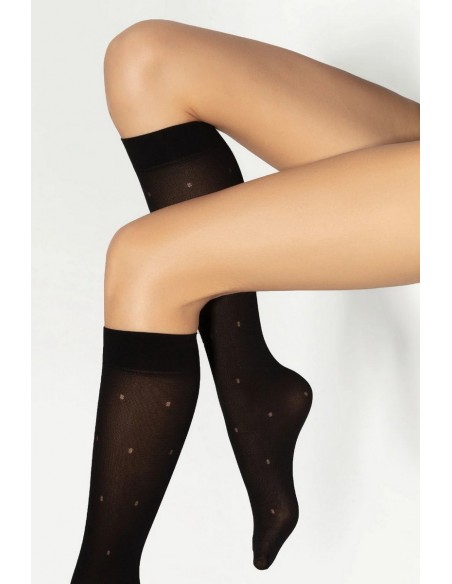 Sosete opace 3/4 40 den, cu puncte - Gatta StyLove 01