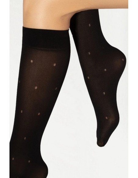 Sosete opace 3/4 40 den, cu puncte - Gatta StyLove 01