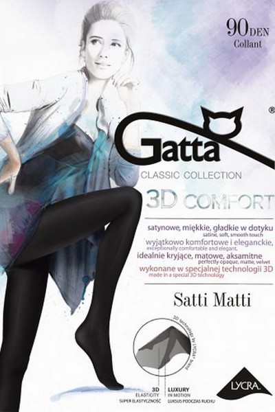 Ciorapi 90 den opaci si mati - Gatta Satti Matti 3D