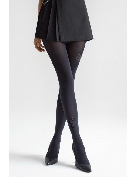 Ciorapi cu model stea 60 den - Marilyn Allure W07