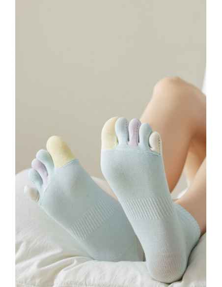 Sosete colorate cu degete 6