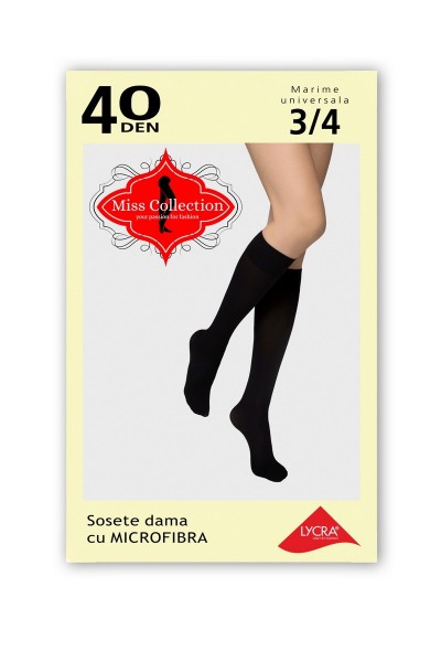 Sosete cu microfibra 3/4 40 den - Miss