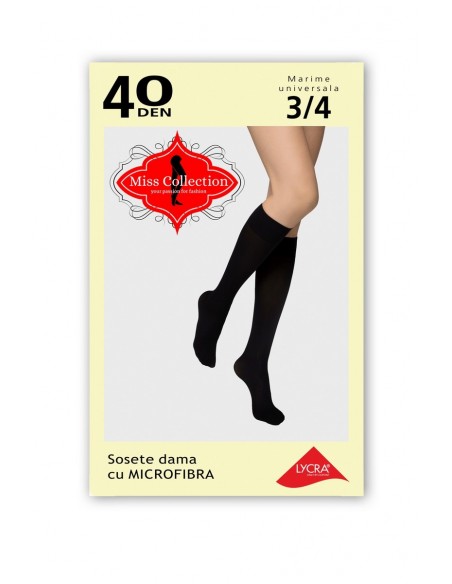 Sosete cu microfibra 3/4 40 den - Miss