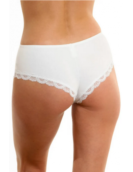 Chilot panty din bumbac cu dantela - Piera