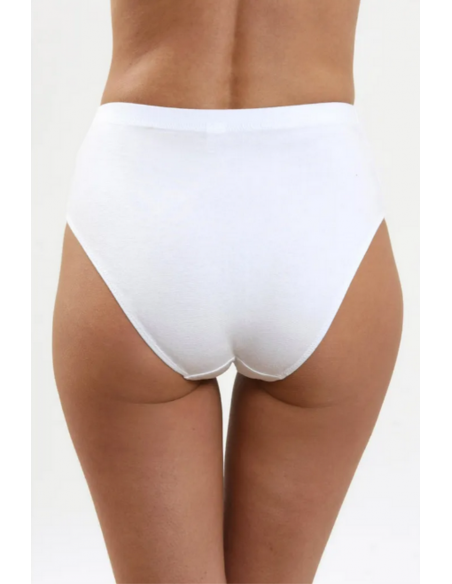 Chilot clasic din bumbac cu talie inalta -  Piera S0683