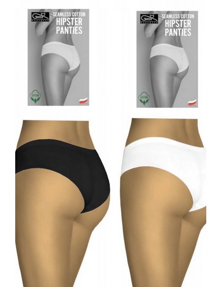 Chilot brazilian din bumbac fara cusaturi - Gatta Hipster Panties