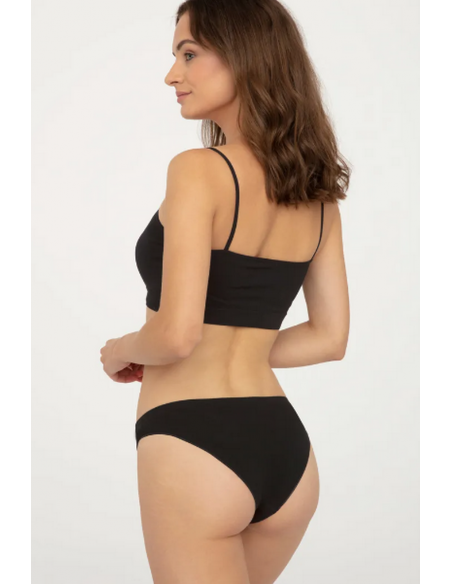 Chilot clasic cu talie joasa din bumbac fara cusaturi - Gatta Mini Bikini