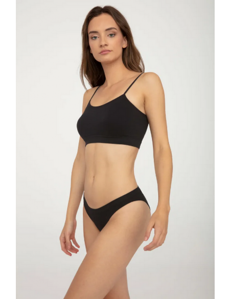 Chilot clasic cu talie joasa din bumbac fara cusaturi - Gatta Mini Bikini