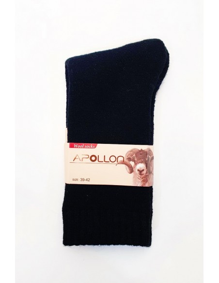 Sosete pentru barbati din lana si angora  - Black Edition