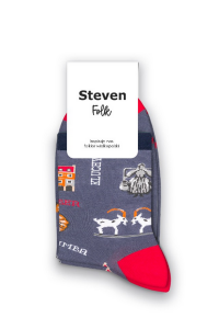 Sosete bumbac dama cu model...