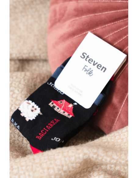 Sosete bumbac dama cu model - Steven Folk