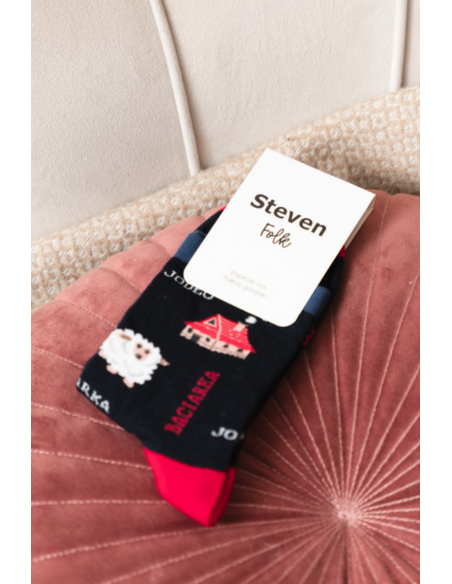 Sosete bumbac dama cu model - Steven Folk