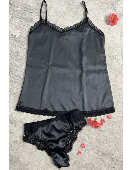 Compleu din saten cu dantela - Pierre Cardin 2826