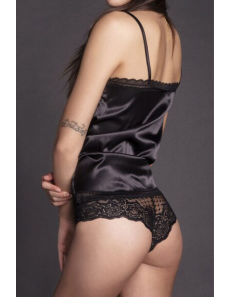 Compleu din saten cu dantela - Pierre Cardin 2826