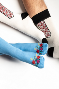 Sosete bumbac dama cu model - Steven Folk 4 2