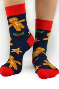 Sosete din bumbac cu motive de Craciun 2