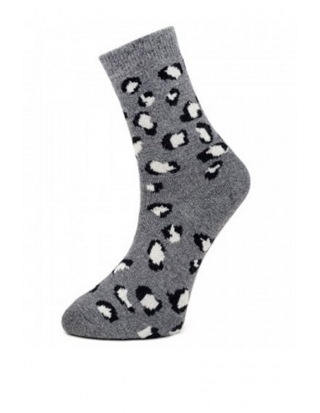 Sosete din lana si angora  - Leopard