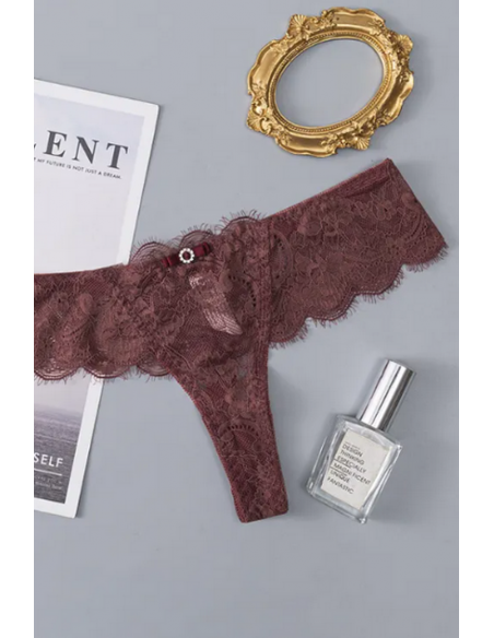 Chilot tanga din dantela - Glamorous 14