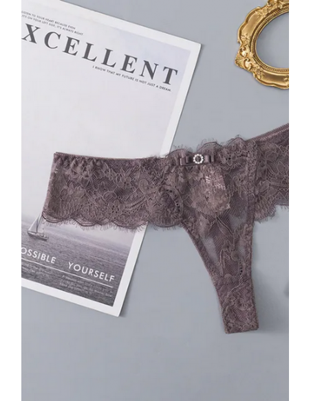 Chilot tanga din dantela - Glamorous 14
