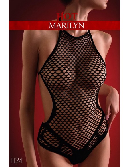 Body sexy din plasa elastica - Marilyn Bodystocking H24
