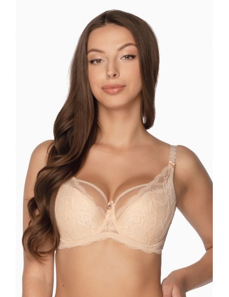 Sutien semi-moale cu tull - Gaia Veronika 931