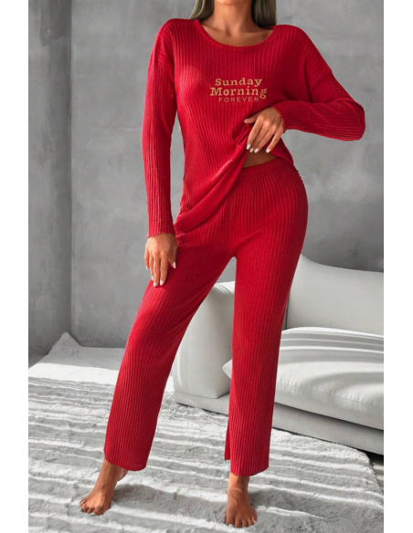 Pijama 100% bumbac - Sunday Morning Forever