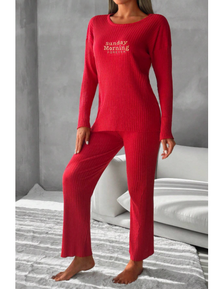 Pijama 100% bumbac - Sunday Morning Forever