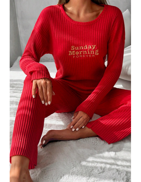 Pijama 100% bumbac - Sunday Morning Forever