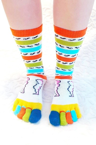 Sosete cu degete - GlamGirl 04