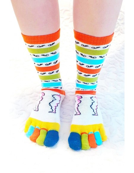 Sosete cu degete - GlamGirl 04