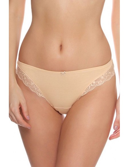 Chilot clasic din bumbac si dantela - Jolidon D3