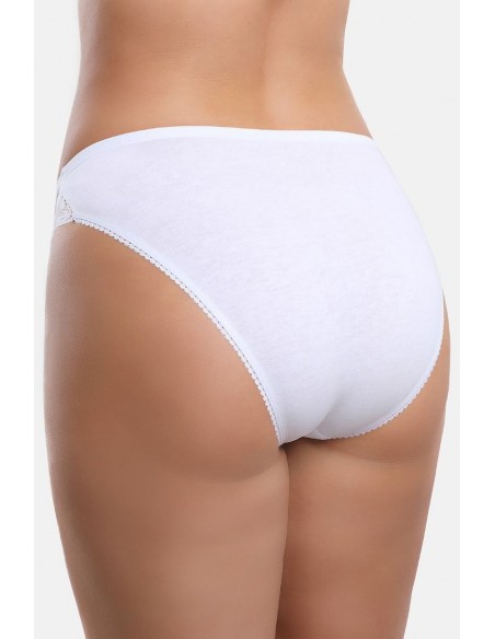 Chilot clasic din bumbac si dantela - Jolidon D3