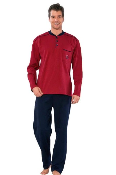 Pijama din bumbac cu pantalon si bluza -  Isilay 7200