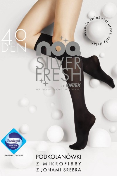Sosete din microfibra cu ioni de argint 40 den 3/4 - Knittex Fresh Silver