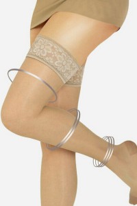 Ciorapi 70 den cu banda adeziva, cu compresie graduala - Lores Medica 70