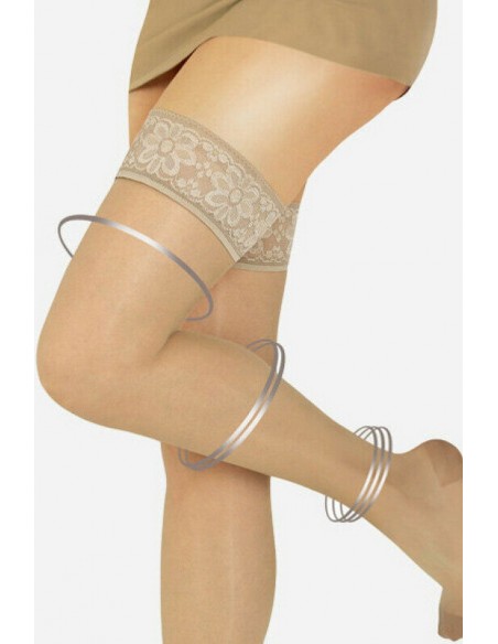 Ciorapi 70 den cu banda adeziva, cu compresie graduala - Lores Medica 70