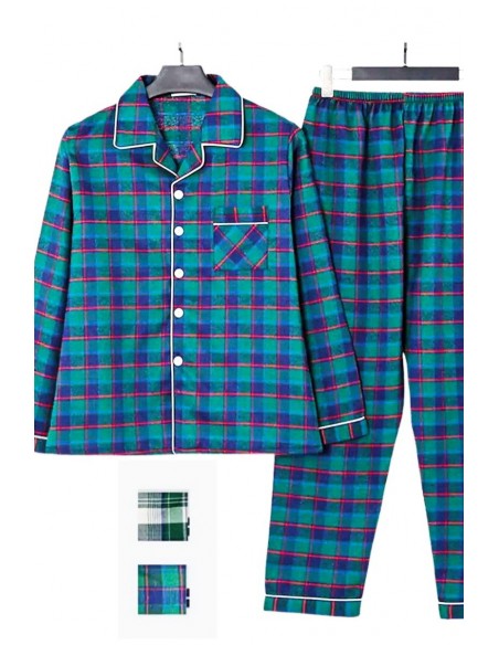 Pijama clasica barbateasca, din bumbac - Caress