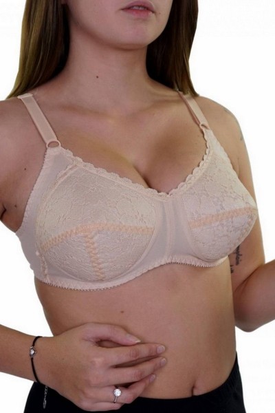 Sutien cupa intreaga, cu dantela si burete subtire - Halmar X