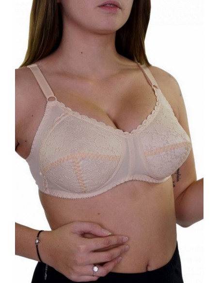 Sutien cupa intreaga, cu dantela si burete subtire - Halmar X