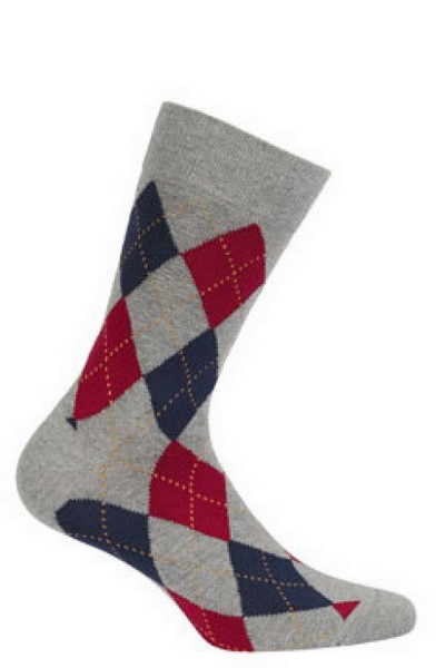 Sosete din bumbac, in carouri - Wola Perfect Man