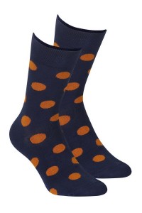 Sosete din bumbac, cu buline mari - Wola Perfect Man