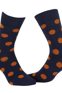 Sosete din bumbac, cu buline mari - Wola Perfect Man 2