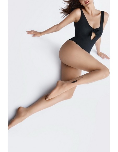 Ciorapi 20 den cu model pana - Marilyn Allure C05