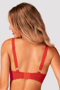 Sutien rosu, sexy din dantela - Obsessive Belovya X 2